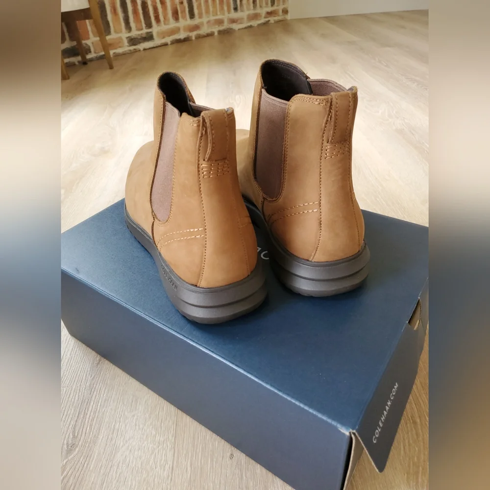 Cole Haan Grand Plus Chelsea Boot Brown Lumber/Java (C38789) Mens Size 13